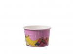 Eisbecher Obst Rosa 100ml Ø7,0 x 4,5cm Kraftkarton